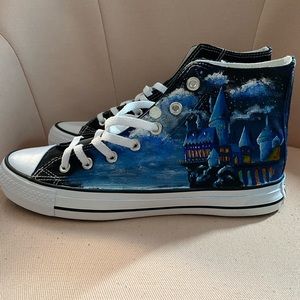 Custom Hand Painted Harry Potter Converse HT